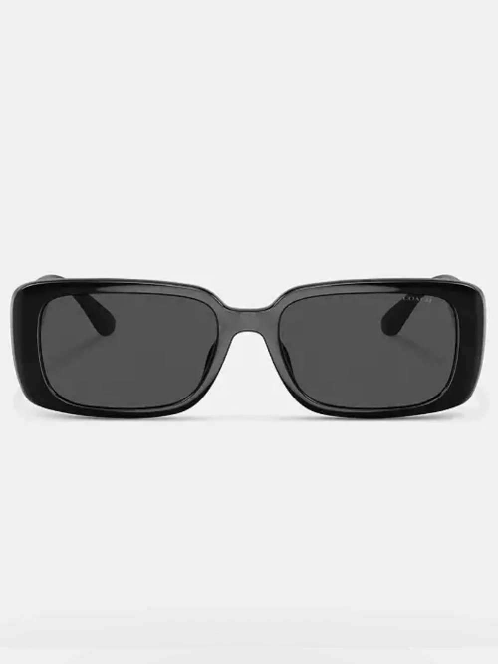 Coach Black Narrow Rectangle Sunglasses